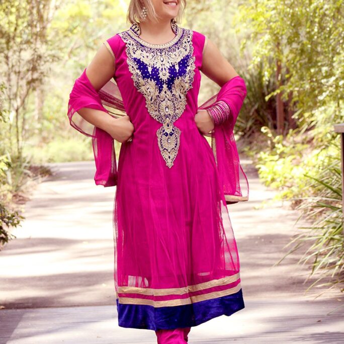 Bollywood costumes Pink